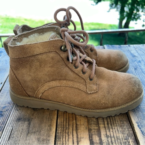 UGG Bethany Shearling Boot Tan 1012532 Womens Sz 6 - Picture 6 of 10